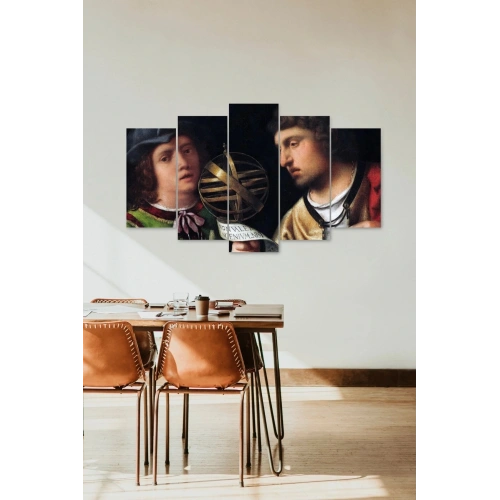 İnsan Manzarası 5 Parçalı Mdf Tablo 60 x 100