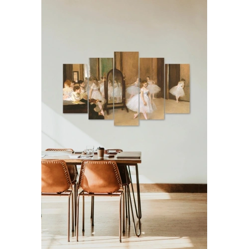 İnsan Manzarası 5 Parçalı Mdf Tablo 60 x 100