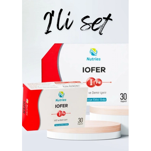 İofer Demir Takviyesi 30 Kapsül – 2’li Avantaj Paketi