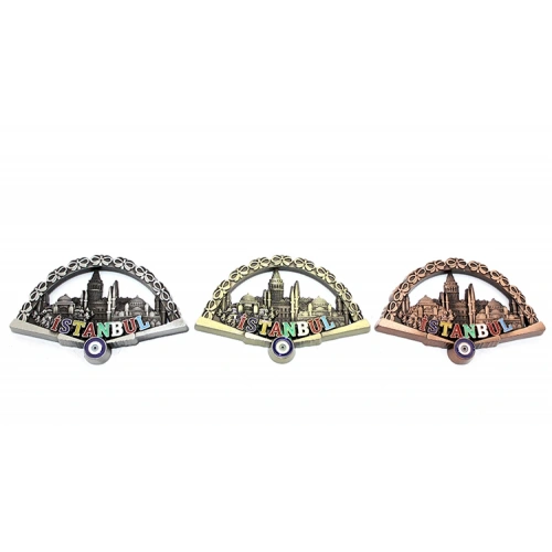 Istanbul Themed Metal Magnet Model 2