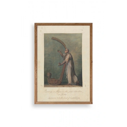 James Bruce Ahşap Çerçeveli Tablo 30 x 42