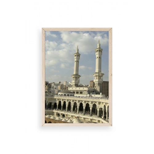 Kabe Camii Ahşap Çerçeveli Tablo 17 x 23