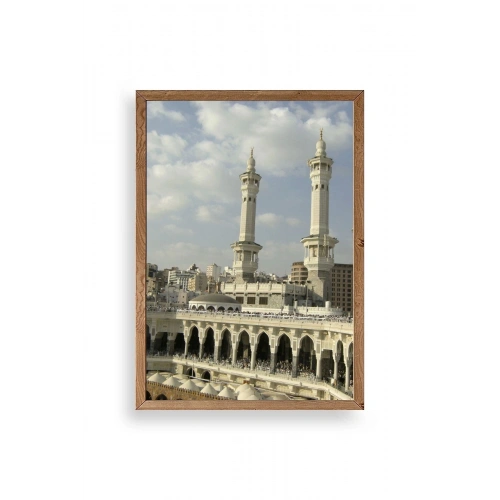 Kabe Camii Ahşap Çerçeveli Tablo 30 x 42