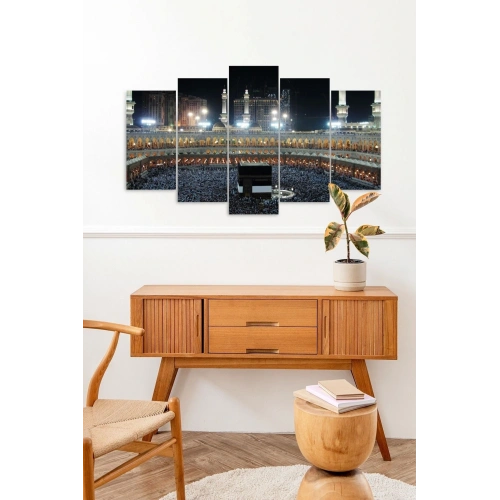 Kabe Manzarası 5 Parçalı Mdf Tablo 60 x 100