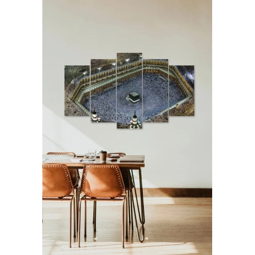 Kabe Manzarası 5 Parçalı Mdf Tablo 60 x 100