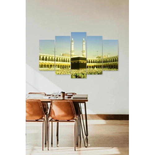 Kabe Manzarası 5 Parçalı Mdf Tablo 60 x 100