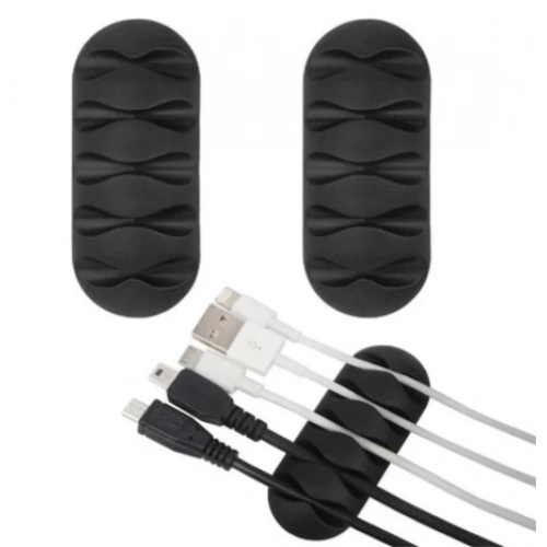 Kablo Tutucu 5 Kanallı 3lü Siyah (5365)