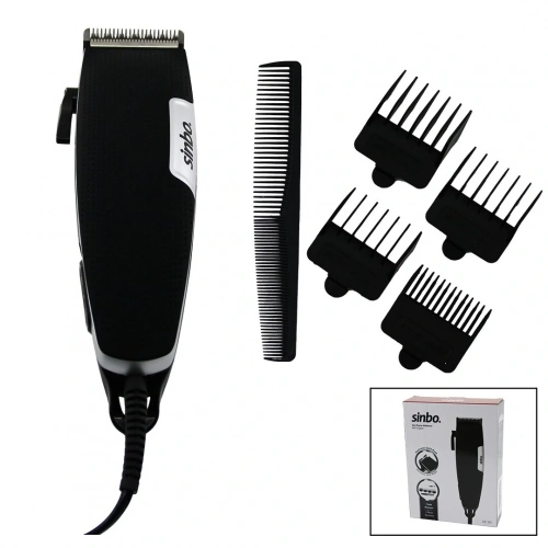 KABLOLU FİŞLİ  SAÇ SAKAL KESME TRAŞ MAKİNESİ  KOLLU TARAK AYARI  SHC-1901 (5365)