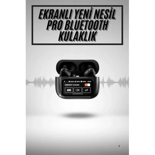 Kablosuz Bluetooth Kulaklık 2.nesil Ekranlı Sesli Görüşme