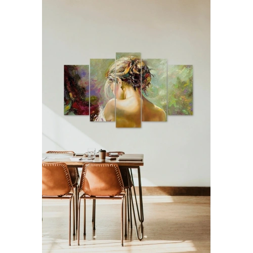 Kadın 5 Parçalı Mdf Tablo 60 x 100