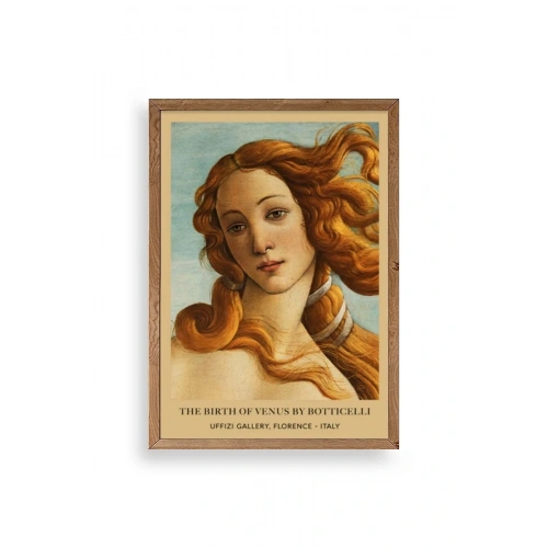 Kadın Ahşap Çerçeveli Tablo 23 x 30