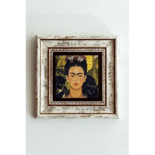 Kadın Çerçeveli Taş Tablo , Çerçeveli Taş Duvar Dekoru-enkcrcvtbl-00158 20 cm