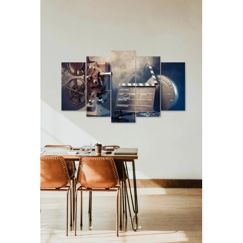 Kamera Motor Kayıt 5 Parçalı Mdf Tablo 60 x 100