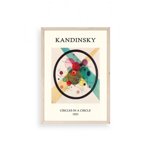 Kandinsky Ahşap Çerçeveli Tablo 30 x 42