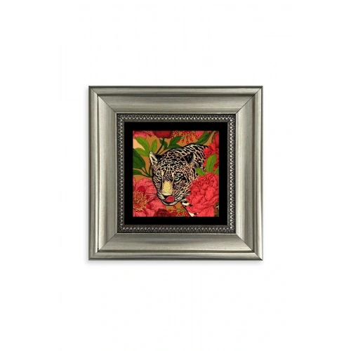 Kaplan Çerçeveli Taş Tablo 20 cm