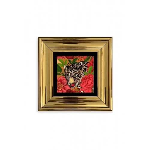 Kaplan Çerçeveli Taş Tablo 20 cm