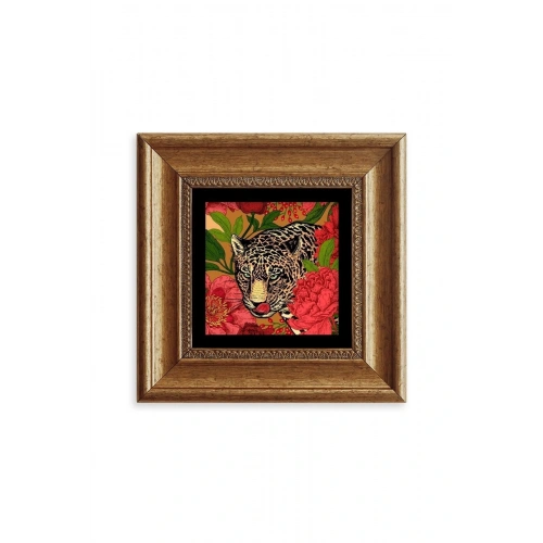 Kaplan Çerçeveli Taş Tablo 20 cm