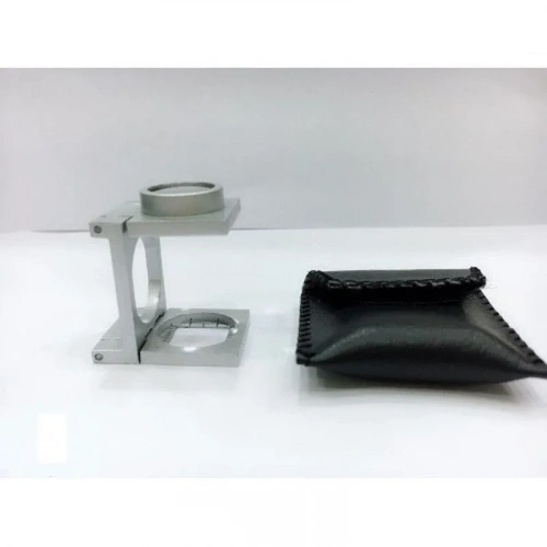 Katlamalı Büyüteç 10 Mm Çelik Kaplı Pratik Kullanım