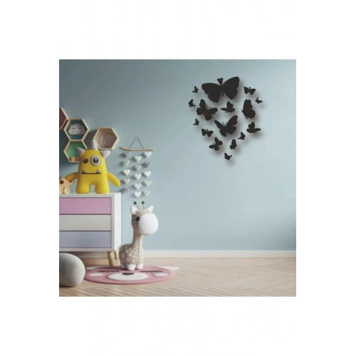 Kelebek Figürlü Ahşap Tablo