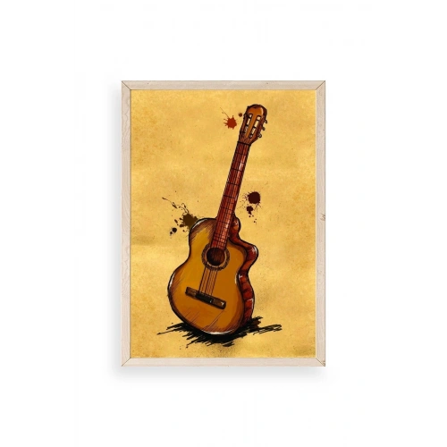 Keman Ahşap Çerçeveli Tablo 23 x 30