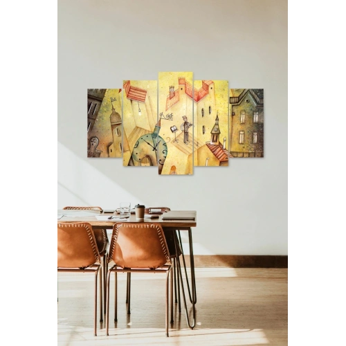 Kemancı 5 Parçalı Mdf Tablo 60 x 100