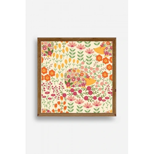 Kirpi Ahşap Çerçeveli Tablo 23 x 23