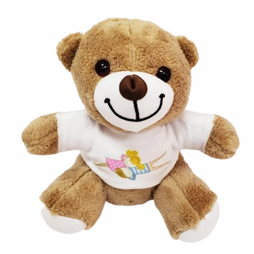 Kişiye Özel Tişörtlü Peluş 25 Cm
