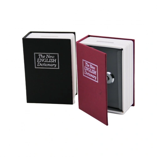 KİTAP MODELİ KİLİTLİ KASA - KUMBARA KÜÇÜK - 114X80X45MM (5365)