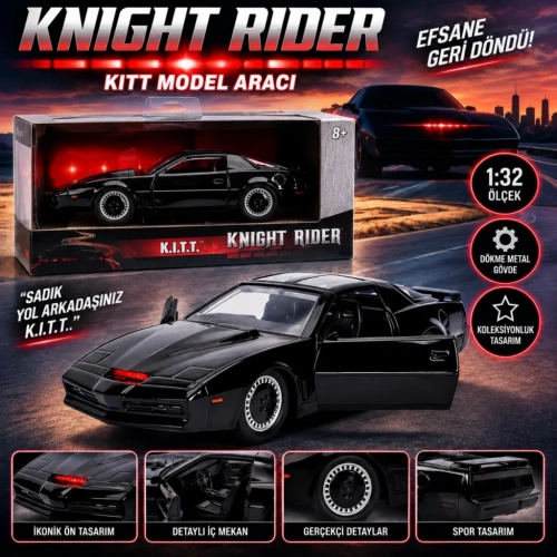Kitt Araç Figürü 1 Adet Koleksiyon