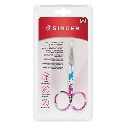 Kıvrık Uçlu Renkli Nakış Makası (4)