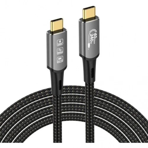Kompakt 8k Usb4 Kablo 0.5 M 40gbps Veri Transferi