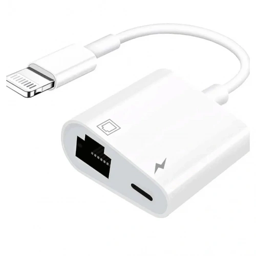 Kompakt Ethernet Adaptörü Lightning Uyumlu 1 Adet
