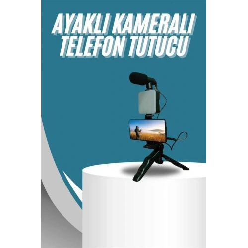 Kompakt Video Yapım Kiti Mini Tripod Ve Led Işık