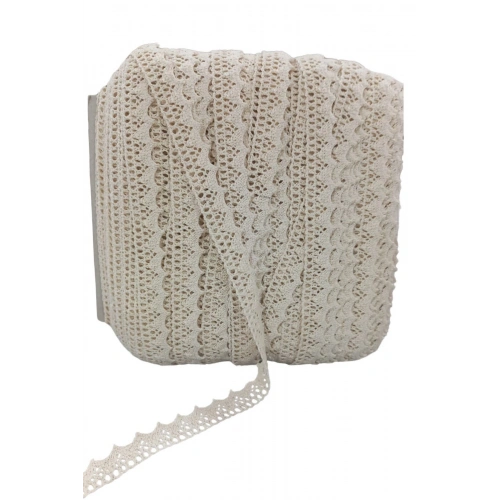 Kopanaki Dantel En 1,5 Cm Krem 5 Metre