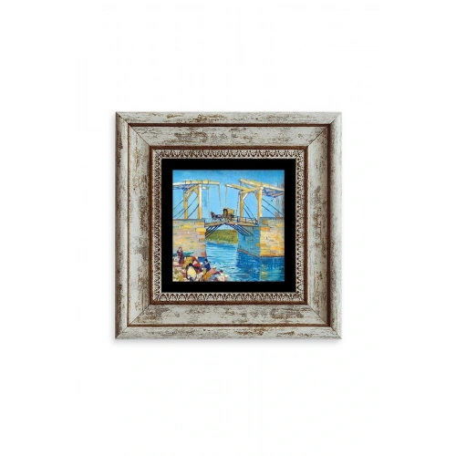 Köprü Çerçeveli Taş Tablo 20 cm