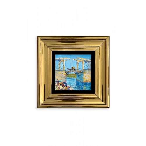 Köprü Çerçeveli Taş Tablo 20 cm