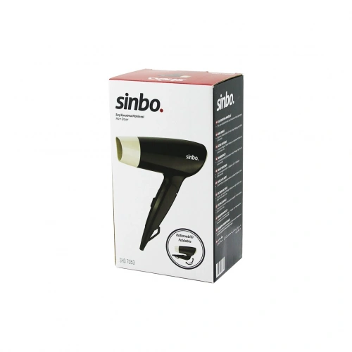 KREM SAÇ KURUTMA MAKİNESİ KATLANABİLİR 2 KADEME HIZ AYARI SHD-7053 (5365)