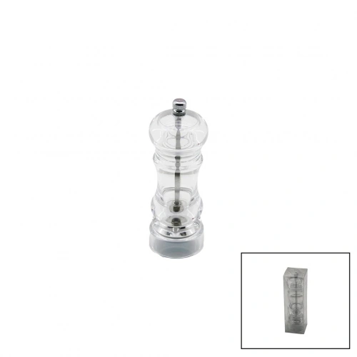 KÜÇÜK   ŞEFFAF MİKA KRİSTAL PLASTİK  BAHARAT ÖĞÜTÜCÜ (5365)