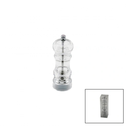 KÜÇÜK   ŞEFFAF MİKA KRİSTAL PLASTİK  BAHARAT ÖĞÜTÜCÜ (5365)