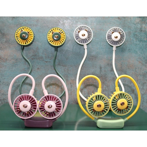 Kuromi Şarjlı Boyun Fanı Vantilatör 2 Kademeli