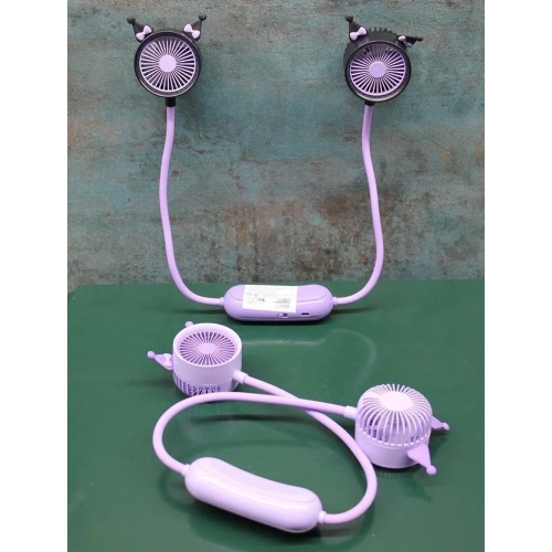 Kuromi Şarjlı Boyun Fanı Vantilatör 2 Kademeli