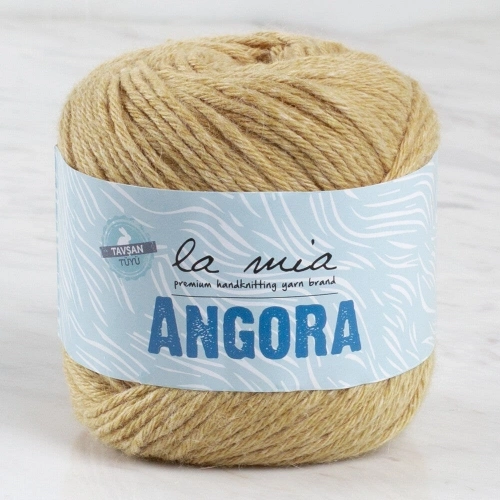 La Mia Angora 50gr Beige Hand Knitting Yarn - L132 - 33807