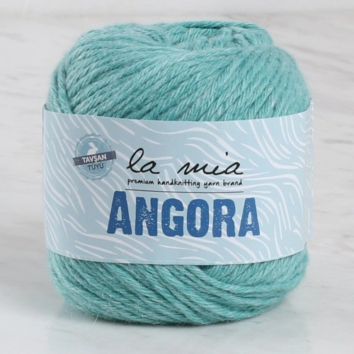La Mia Angora 50gr Mint Green Hand Knitting Yarn - L130 - 33805