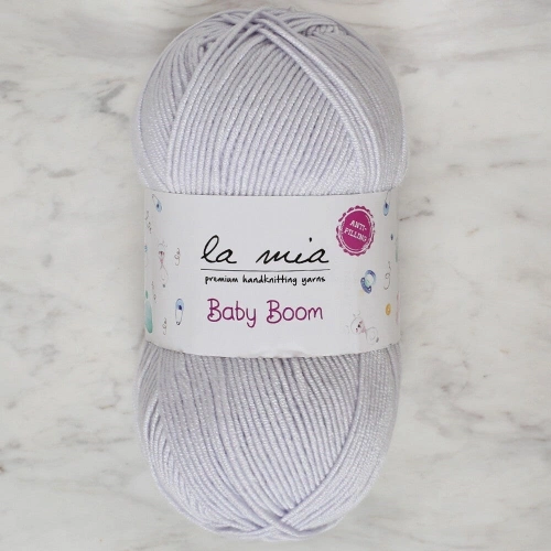 La Mia Baby Boom Gray Knitting Yarn - 920 - 34455
