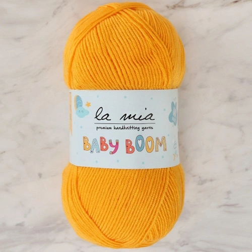 La Mia Baby Boom Mustard Hand Knitting Yarn - 154 - 34123