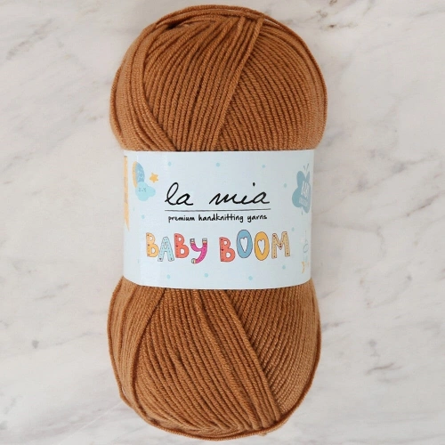 La Mia Baby Boom Brown Knitting Yarn - 885 - 34459