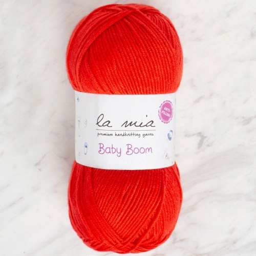 La Mia Baby Boom Red Hand Knitting Yarn - 1170 - 34108