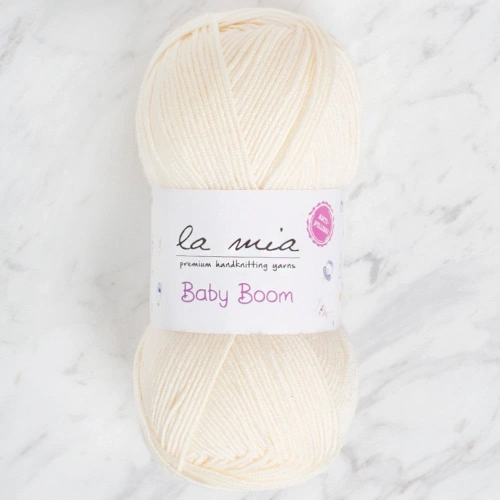 La Mia Baby Boom Cream Knitting Yarn - 25 - 34107