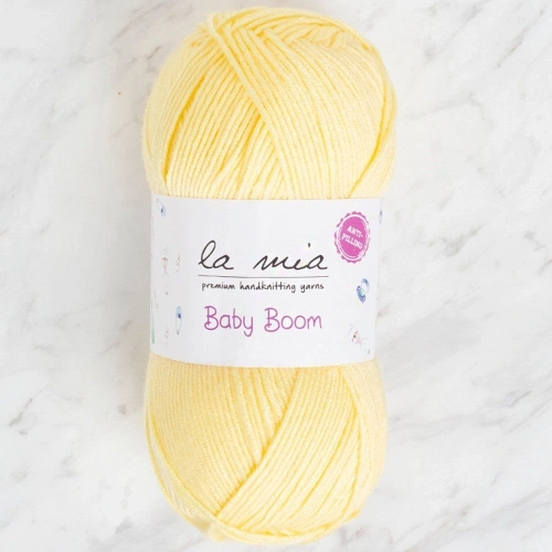 La Mia Baby Boom Yellow Hand Knitting Yarn - 331 - 34122
