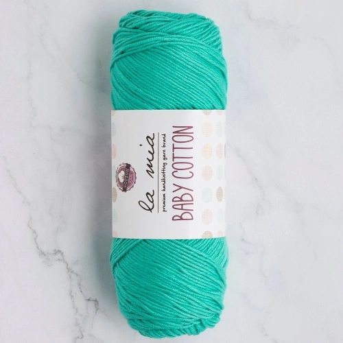 La Mia Baby Cotton Yeşil El Örgü İpi - L044 - 33653